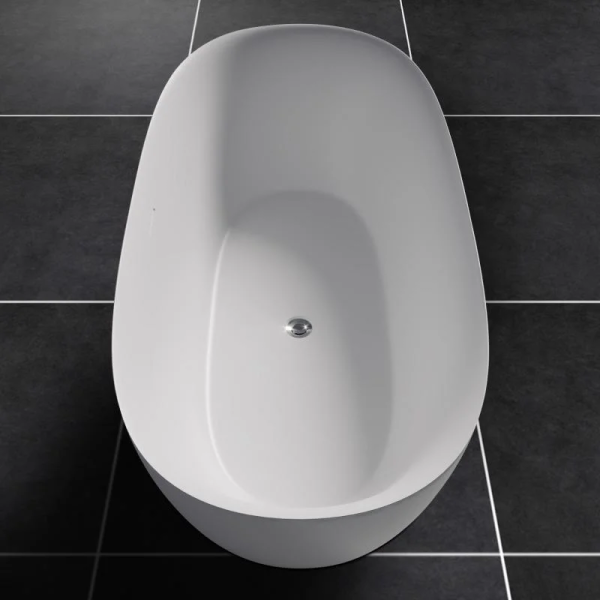 Riho Alpha Freistehende Oval-Badewanne 170 x 80 x 58 cm