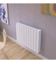 fondital Aluminium-Heizkörper Elektrisch E-Blitz Core 1000Watt, RAL 9010