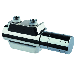 simplex Ventilhahnblock Simplex Variodesign,für Zweirohrsysteme, chrom