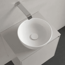 Villeroy & Boch Artis - Aufsatzwaschbecken, Durchmesser 33 cm, ohne Überlauf, alpinweiß