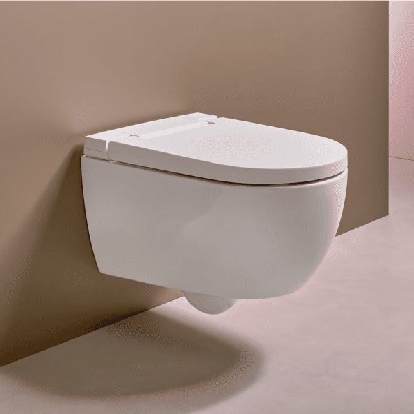 Geberit AquaClean Alba WC-Komplettanlage Wand-WC, Rimfree, SoftClose, KeraTect