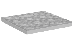 Hansgrohe Zubehör Duschplatte mit Gefälle 100x100 cm, zum Verkleiden