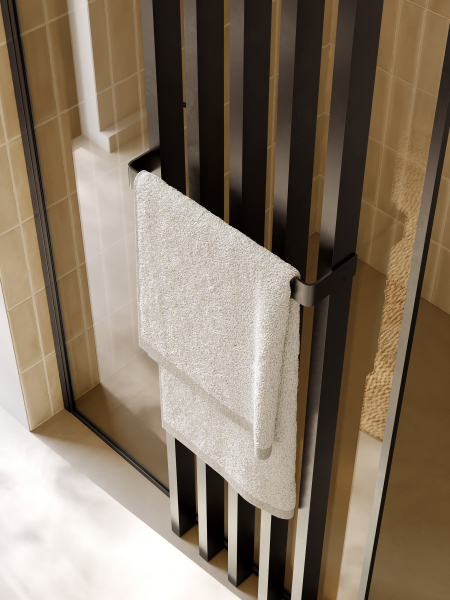 Riho Define Deko inkl. Handtuchh. Gun-Metal Matt