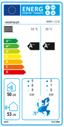 Weishaupt Weishaupt Luft/Wasser-Wärmepumpe Typ WWP L 12 ID mit 9,4 kW