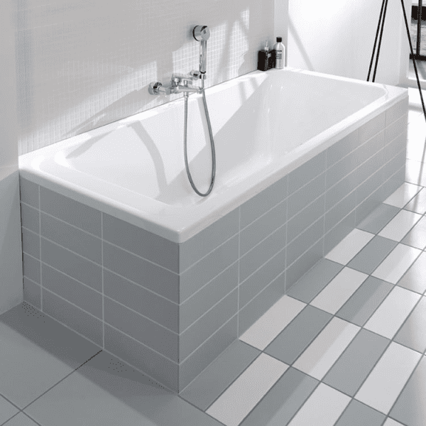 Villeroy & Boch Architectura Solo Rechteck-Badewanne, Einbau 140x70 cm weiß