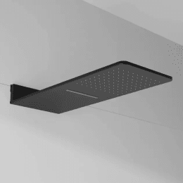 Steinberg 390 Kopfbrause, 60x25 cm, 2 Strahlarten, schwarz matt