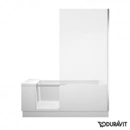 Duravit Shower + Bath Badewannne mit Duschzone, 170x75 cm rechts, weiß klar