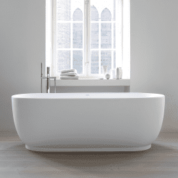 Duravit Luv freistehende Badewanne, oval 1800x850 mm weiß matt