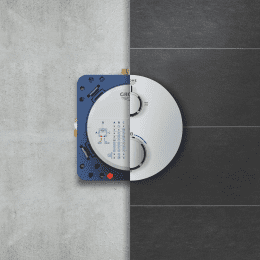 Grohe Precision SmartControl Brauseset mit Thermostat für Unterputzmontage, Durchmesser 31 cm, Chrom