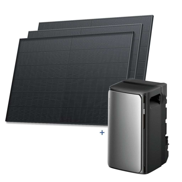 EcoFlow Stream Pro + 3x AE Solar 440W Solarpanels Bundle