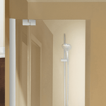 Artweger Twinline Pure Duschtür links1900mm Metall/Echtglas hell/chrom