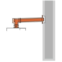 Weishaupt Grundbausatz WAL-PP-2-125/80-0,5 DN125/80, raumluftunabhängig