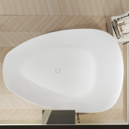 Riho Toledo 158 x 110 x 62 / matt Kein System / freistehende Wanne