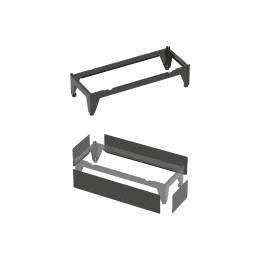 Wolf Paket Bodenkonsole CHA inklusive Verkleidung