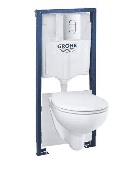 Grohe Rapid SL Set Vorwandelement WC Bau Ceramic SoftClose-Sitz Betätigungsplatte Arena Cosmopolitan