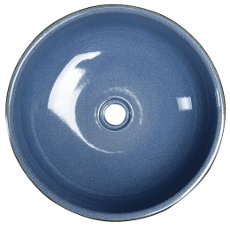 Sapho PRIORI Keramik-Waschtisch Ø 41 cm, Blau/Grau