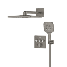 Grohe Grohtherm SmartControl Unterputz-Duschsystem mit Thermostat hard graphite gebürstet Grohe Grohtherm SmartControl Unterputz-Duschsystem mit Thermostat hard graphite gebürstet