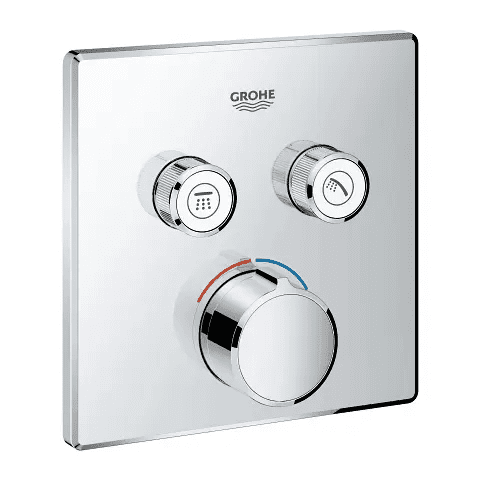 Grohe SmartControl Unterputzarmatur für 2 Verbraucher, verchromt