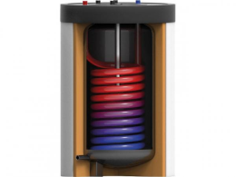 Unterstell-Warmwasserspeicher 152 Liter TU-TWS-1W 160 mit einem Wärmetauscher
