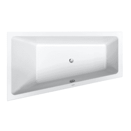 Duravit No.1 Asymmetrische Badewanne 1700x1000 mm, links, weiß
