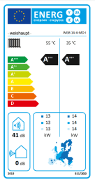 Weishaupt Sole/Wasser-Wärmepumpe Geoblock WGB 14-A-MD-I