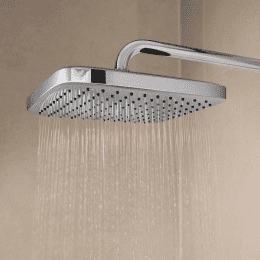 Grohe Vitalio Comfort Duschset mit Thermostat, 25x25 cm, 2 Strahlarten, Chrom