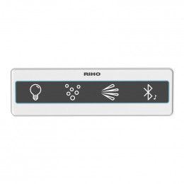 Riho Winnipeg Easypool 3.0 mit Bluetooth Lautsprecher und LED Farblicht 145 x 145 cm