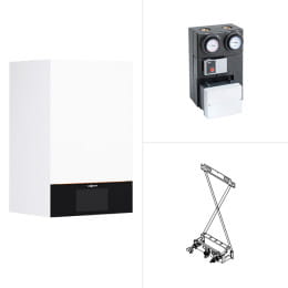 Viessmann Paket Vitodens 300-W B3HH 1,9-11kW 7" Display inkl. Divicon u. Zubehör