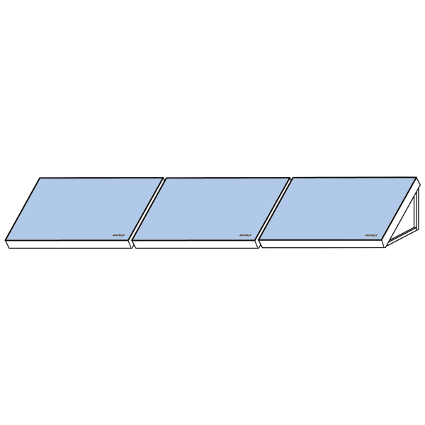 Weishaupt Weishaupt Flachkollektoren WTS-F2 K5 3er-Feld Flachdach horiz. 3/3x1-FH-30°