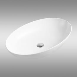 PREMIUM 100 Aufsatzwaschbecken 65 x 44 x 16 cm weiss