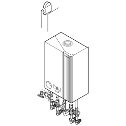 Weishaupt Paket WTC-GW 15-B W, Unterputz Gas-Brennwertgerät