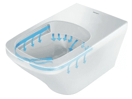 Grohe Rapid SL WC mit Sitz, ME by Starck, randlos, SoftClose, Betätigungsplatte Chrom Grohe Rapid SL WC mit Sitz, ME by Starck, randlos, SoftClose, Betätigungsplatte Chrom