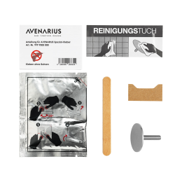 Avenarius Wandbefestiger + Spezialkleber Serie Universal rund