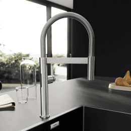 Blanco Blancoculina II Küchenarmatur, schwenkbar edelstahl gebürstet