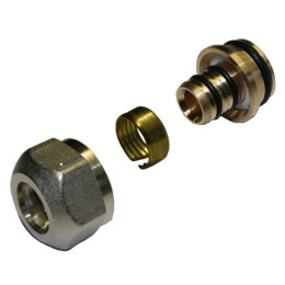 Viessmann Klemmringverschraubung 16 mm (10 Stück) vernickelt