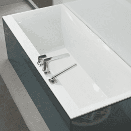 Villeroy & Boch Squaro Edge 12 Rechteck-Badewanne, Einbau 180x80x45 cm weiß