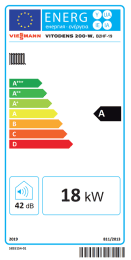 Viessmann Vitodens 200-W Typ B2HF 19 kW Umlauf miit Bedieneinheit HMI 7" Greyscale