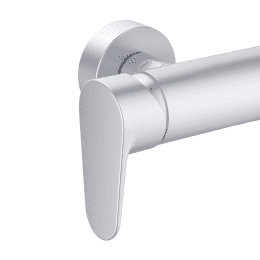 Ideal Standard ALU+Duschset mit Armatur, Durchmesser 26 cm, 2 Strahlarten, Silber