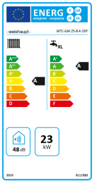 Weishaupt Paket WTC-GW 25-B K-35P Gas, ohne Zirkulation, Anschluss hinten