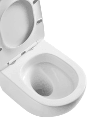 kielle Oudee Wand-WC mit Softclose-Sitz, Vortex Rimless+, weiß