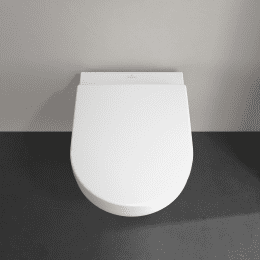 Villeroy & Boch Architectura Wand-WC mit SoftClosing-Sitz, TwistFlush, CeramicPlus, Alpinweiß