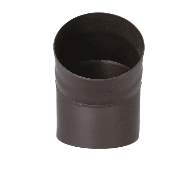 SEM Rauchrohrbogen DN150, 45°, schwarz lackiert