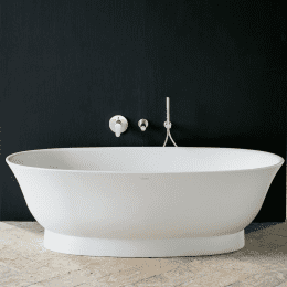 Laufen The New Classic Freistehende Badewanne 190x90x58 cm, weiß matt