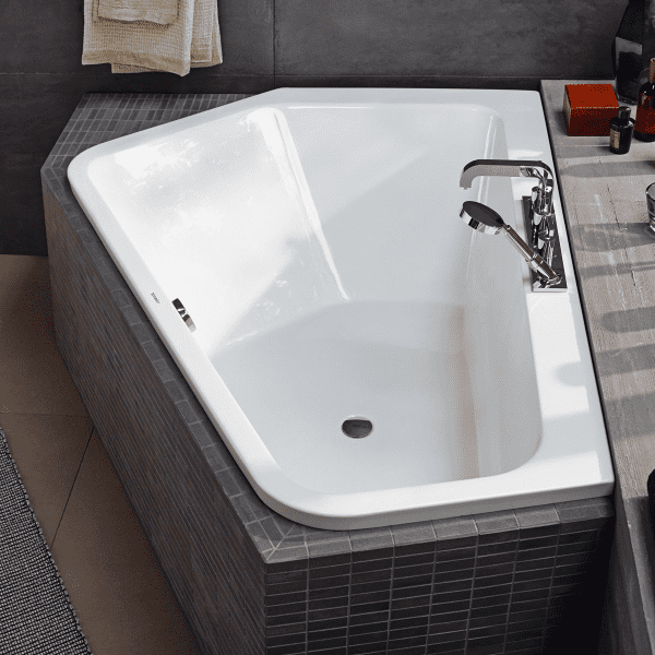 Duravit Paiova 5 Asymetrische Badewanne 177x130 cm, links, weiß