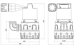 Zehnder S-Vectis 400 Schmutzwassertauchpumpe für aggressive Medien