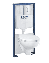 Grohe Rapid SL Set Vorwandelement WC Bau Ceramic SoftClose-Sitz Betätigungsplatte Arena Cosmopolitan