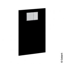 Geberit AquaClean Designplatte aus Glas für Aufsätze an Geberit UP-Spülkasten schwarz