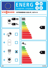 Viessmann Paket Vitodens 222-F B2TH 2,5-19kW 7" mit Anbausatz oben AP VD