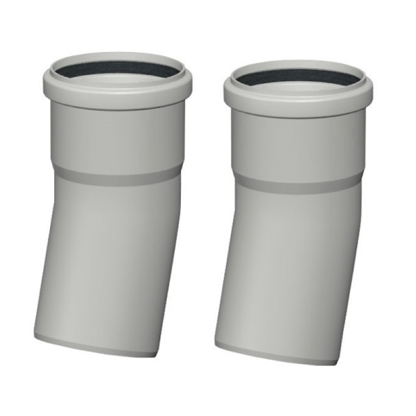 Viessmann Bogen 15 Grad aus PPs (2 Stück)