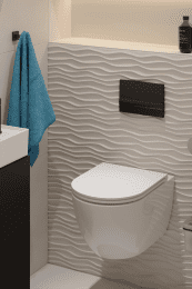 kielle Oudee - Wand-WC mit WC-Sitz SoftClose, Rimless, Weiß